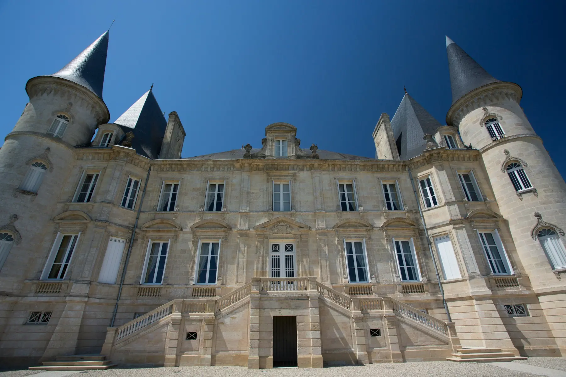 A stone château in the Médoc, Bordeaux